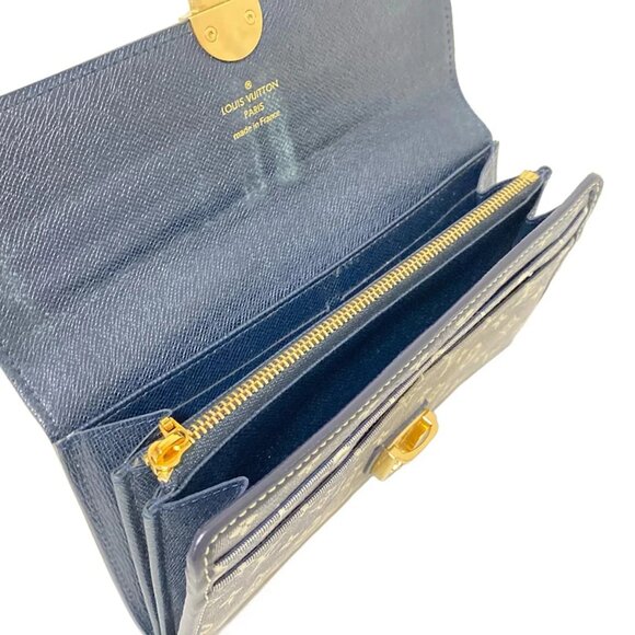 LOUIS VUITTON Portefeuille Sara Encre Monogram Idylle Wallet bran-204-100125 - Picture 6 of 8